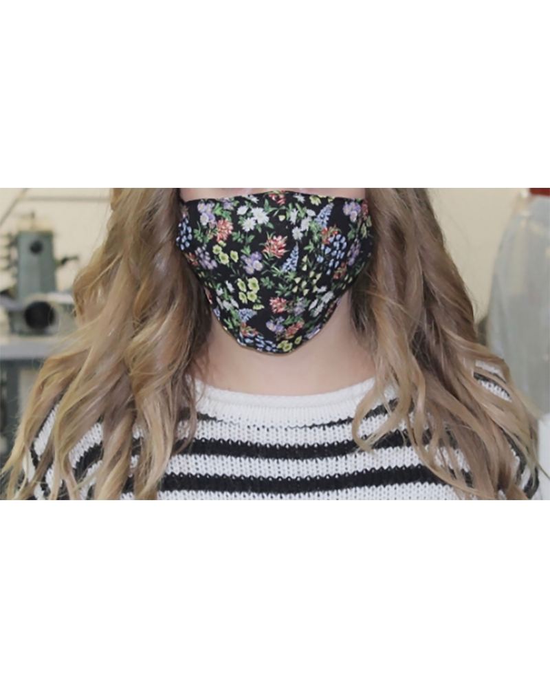 Face Mask In Cotton Flower