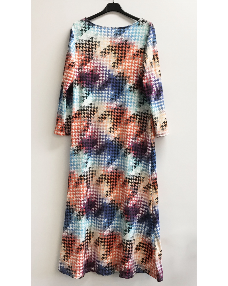 Long patterned dress