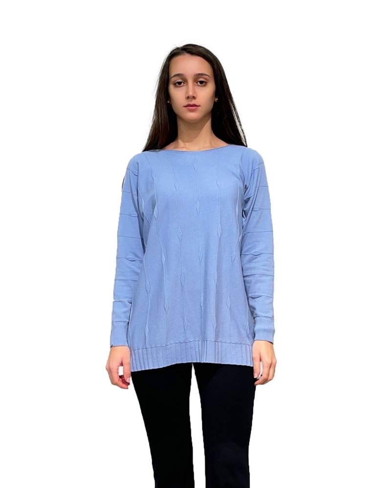 Maglione fantasia verticale