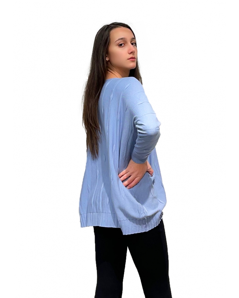 Maglione fantasia verticale