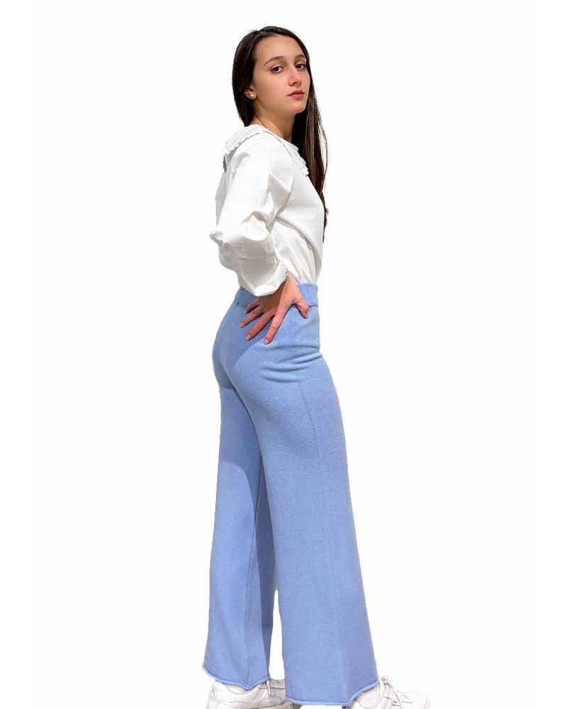 Wide leg trousers