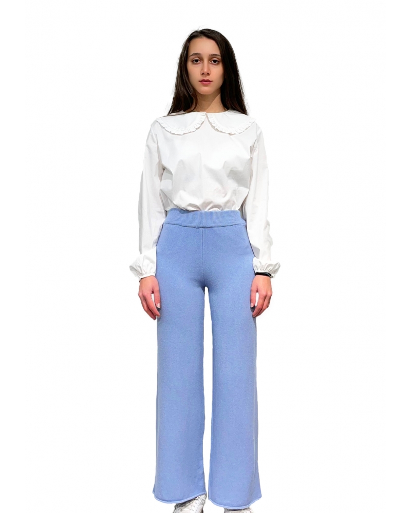 Wide leg trousers